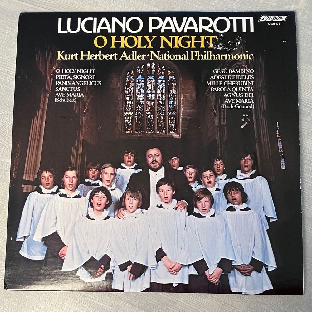 Luciano Pavarotti "O Holy Night" vinyl